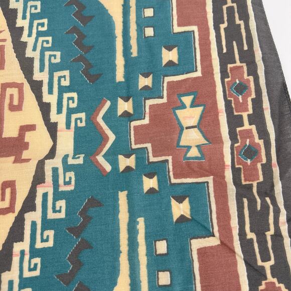 90s southwest print bandana 1990s vintage - Picture 5 of 5